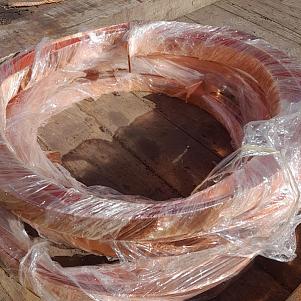 Полоса стальная омедненная 40х4х6000 мм