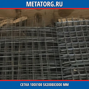 Сетка 100х100 5х2000х3000 мм