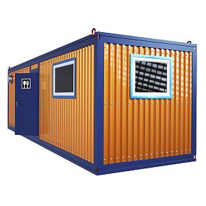 Бытовка кухня-столовая на 12 человек 8000х2500 мм