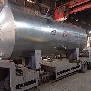Резервуар горизонтальный стальной РГСН-110 м3 (утепленный минвата 100 мм)