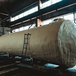 Резервуар горизонтальный стальной РГСН-130 м3 (утепленный ППУ)