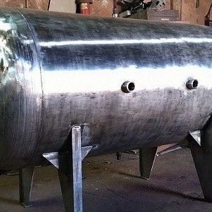 Емкость нержавеющая 400 литров 350х1200х960 мм AISI 304