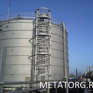 Резервуар вертикальный стальной со стационарной крышей без понтона РВС ГОСТ 31385-2016