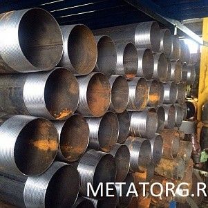 Труба водогазопроводная Ду 80х4 с резьбой